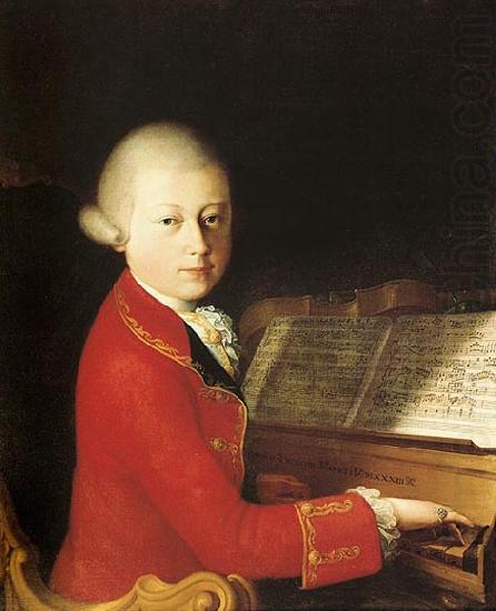 Salvator Rosa Wolfang Amadeus Mozart oil painting picture